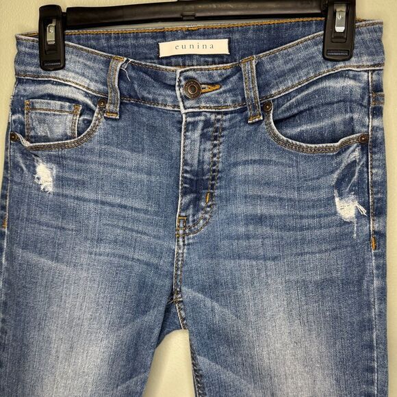 Eunina Denim Jeans Lauren Mid Rise Skinny Regular Size 3 Jean - Picture 2 of 8